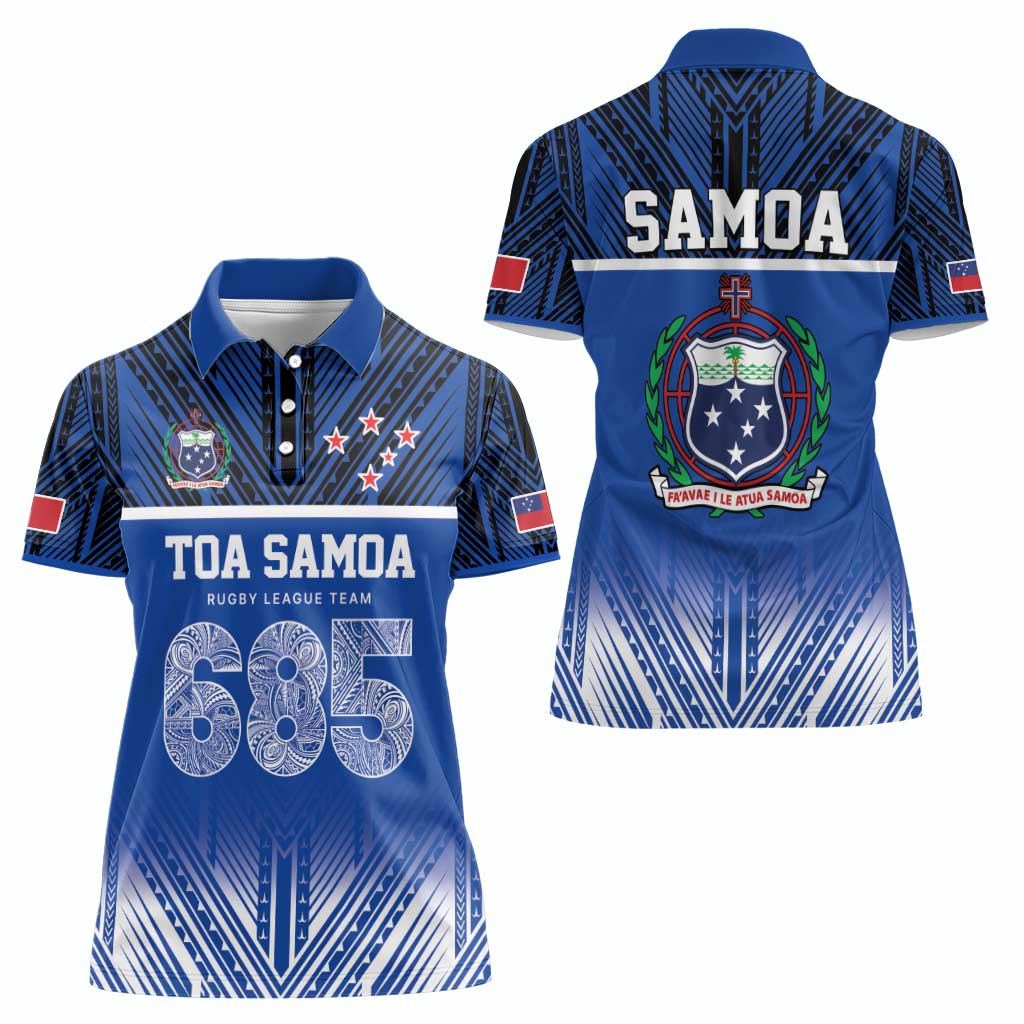 Toa Samoa 685 Women Polo Shirt Uso Aso Uma For Life For Samoa - Polynesian Pride