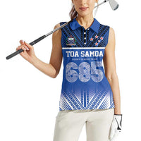 Toa Samoa 685 Women Sleeveless Polo Shirt Uso Aso Uma For Life For Samoa - Polynesian Pride