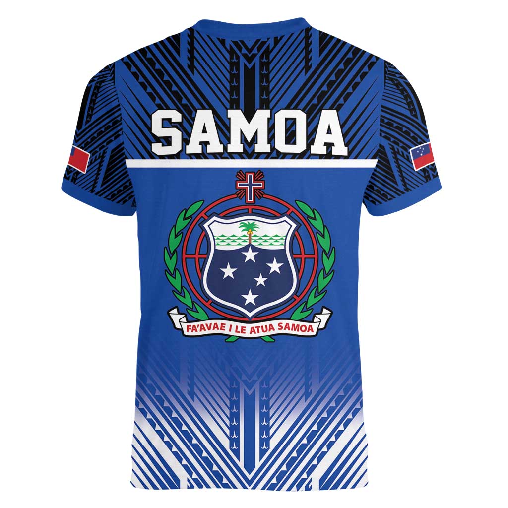 Toa Samoa 685 Women V-Neck T-Shirt Uso Aso Uma For Life For Samoa - Polynesian Pride