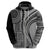 Samoa Siapo Arty Hoodie Black Style LT9 - Polynesian Pride