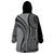 Samoa Siapo Arty Wearable Blanket Hoodie Black Style LT9 - Polynesian Pride