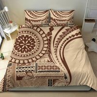 Samoa Siapo Arty Bedding Set Brown Style LT9 - Polynesian Pride