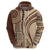 Samoa Siapo Arty Hoodie Brown Style LT9 - Polynesian Pride