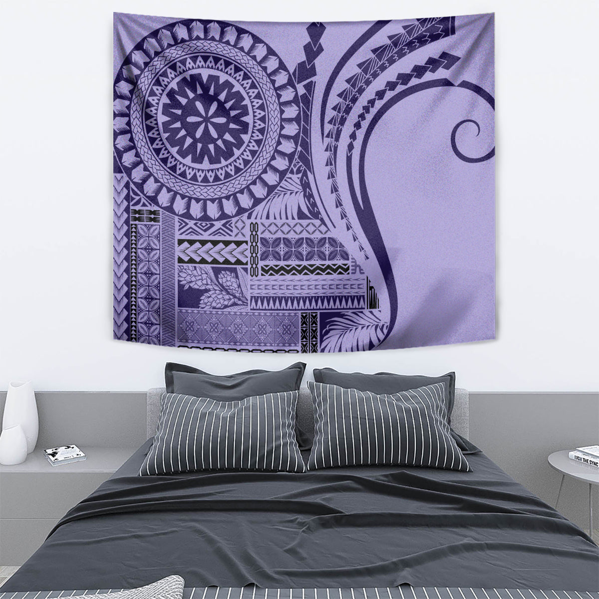 Samoa Siapo Arty Tapestry Purple Style LT9 - Polynesian Pride