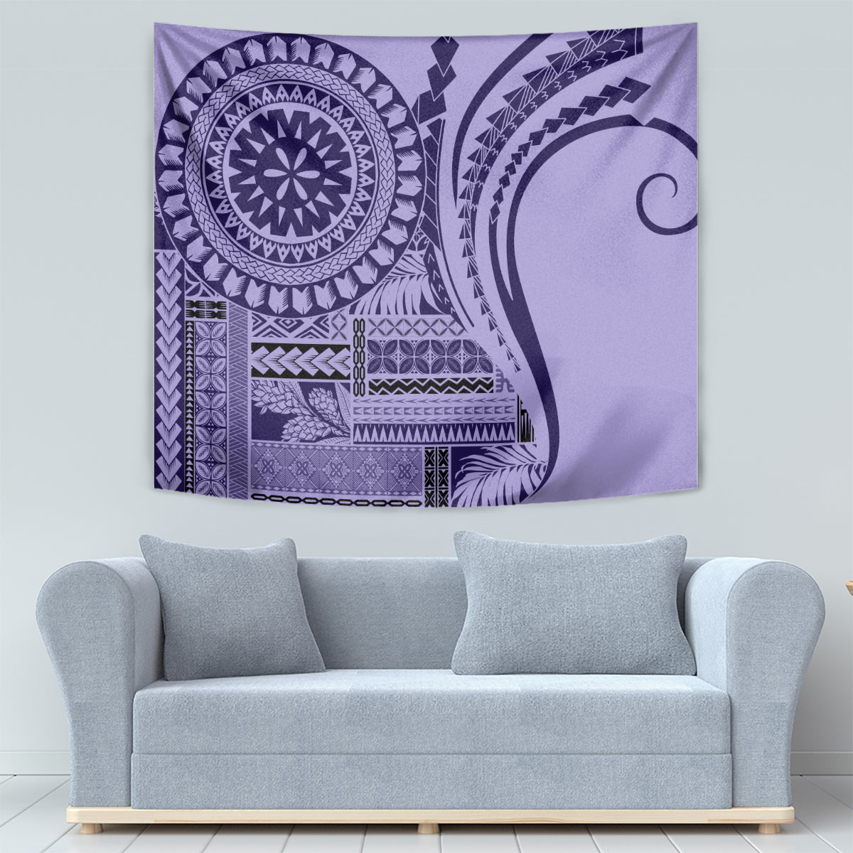 Samoa Siapo Arty Tapestry Purple Style LT9 - Polynesian Pride