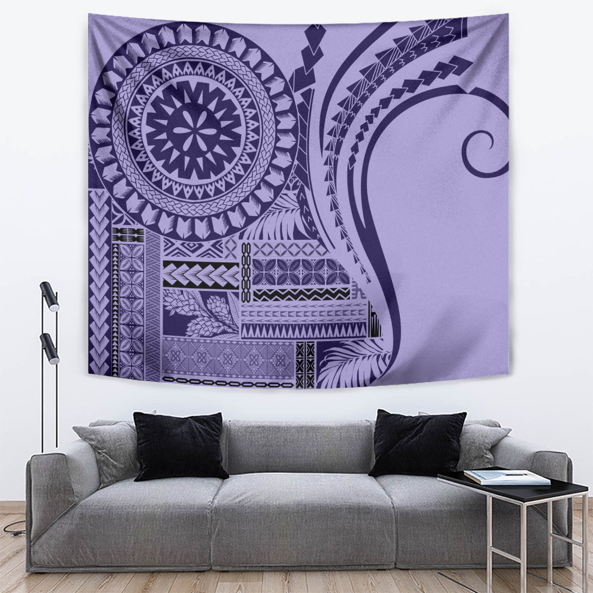 Samoa Siapo Arty Tapestry Purple Style LT9 - Polynesian Pride