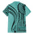 Samoa Siapo Arty Hawaiian Shirt Turquoise Style LT9 - Polynesian Pride