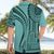 Samoa Siapo Arty Hawaiian Shirt Turquoise Style LT9 - Polynesian Pride