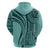 Samoa Siapo Arty Hoodie Turquoise Style LT9 - Polynesian Pride