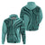 Samoa Siapo Arty Hoodie Turquoise Style LT9 - Polynesian Pride