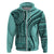 Samoa Siapo Arty Hoodie Turquoise Style LT9 - Polynesian Pride