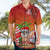 Personalised Wishes in Tahitian Christmas Hawaiian Shirt French Polynesia Santa Beach LT9 - Polynesian Pride