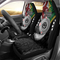Aotearoa and Cook Islands Mo Te Tiriti Car Seat Cover New Zealand Honour The Treaty Ake!Ake!Ake! LT9 - Polynesian Pride