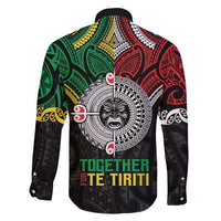 Aotearoa and Cook Islands Mo Te Tiriti Family Matching Mermaid Dress and Hawaiian Shirt New Zealand Honour The Treaty Ake!Ake!Ake! LT9 - Polynesian Pride