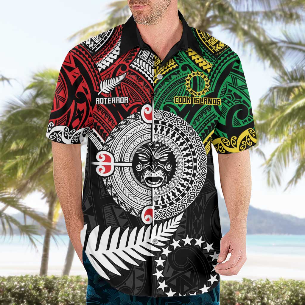 Aotearoa and Cook Islands Mo Te Tiriti Hawaiian Shirt New Zealand Honour The Treaty Ake!Ake!Ake! LT9 - Polynesian Pride