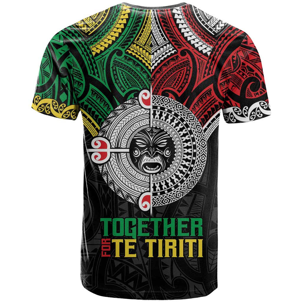 Aotearoa and Cook Islands Mo Te Tiriti T Shirt New Zealand Honour The Treaty Ake!Ake!Ake!