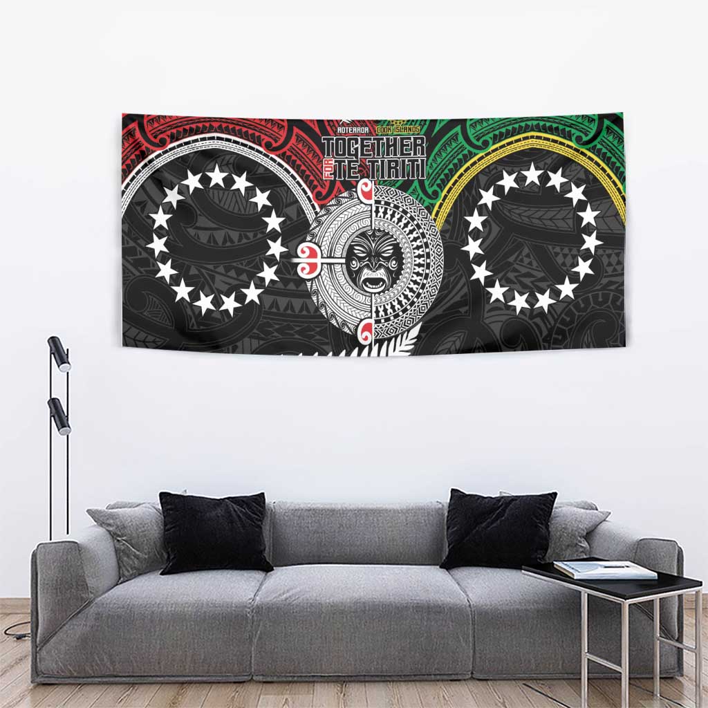 Aotearoa and Cook Islands Mo Te Tiriti Tapestry New Zealand Honour The Treaty Ake!Ake!Ake!