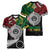 Aotearoa and Cook Islands Mo Te Tiriti Women V-Neck T-Shirt New Zealand Honour The Treaty Ake!Ake!Ake!