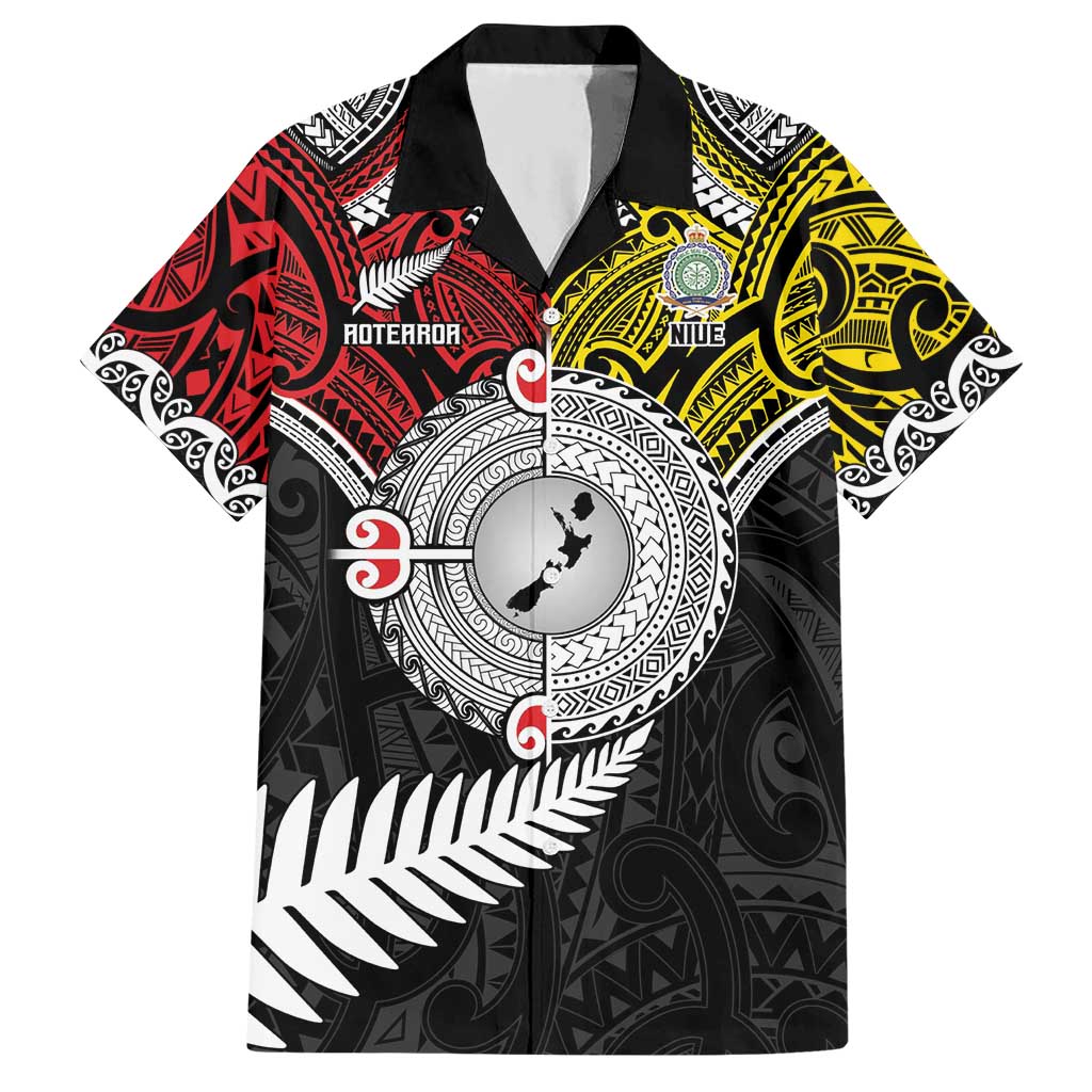 Aotearoa and Niue Mo Te Tiriti Hawaiian Shirt New Zealand Honour The Treaty Ake!Ake!Ake!