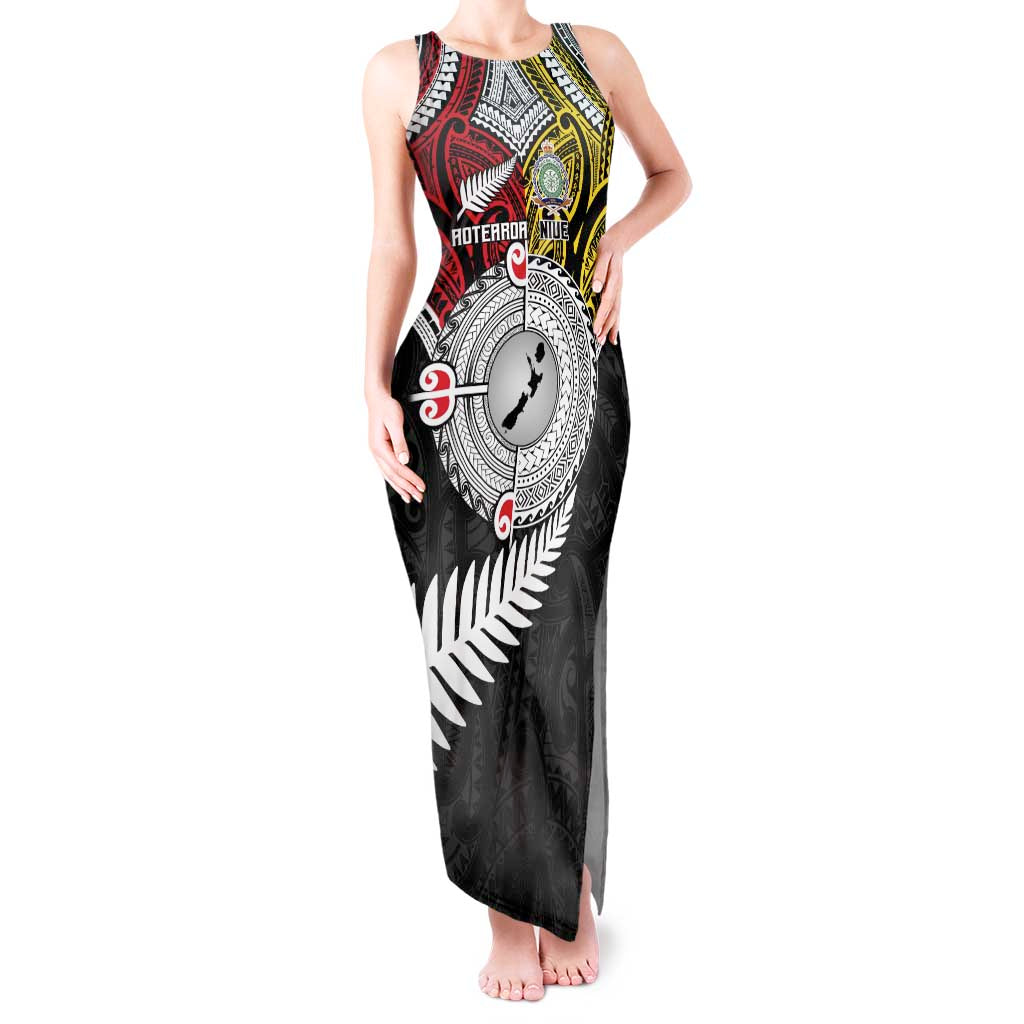 Aotearoa and Niue Mo Te Tiriti Tank Maxi Dress New Zealand Honour The Treaty Ake!Ake!Ake!