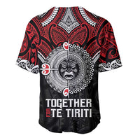 Aotearoa and Tonga Mo Te Tiriti Baseball Jersey New Zealand Honour The Treaty Ake!Ake!Ake!