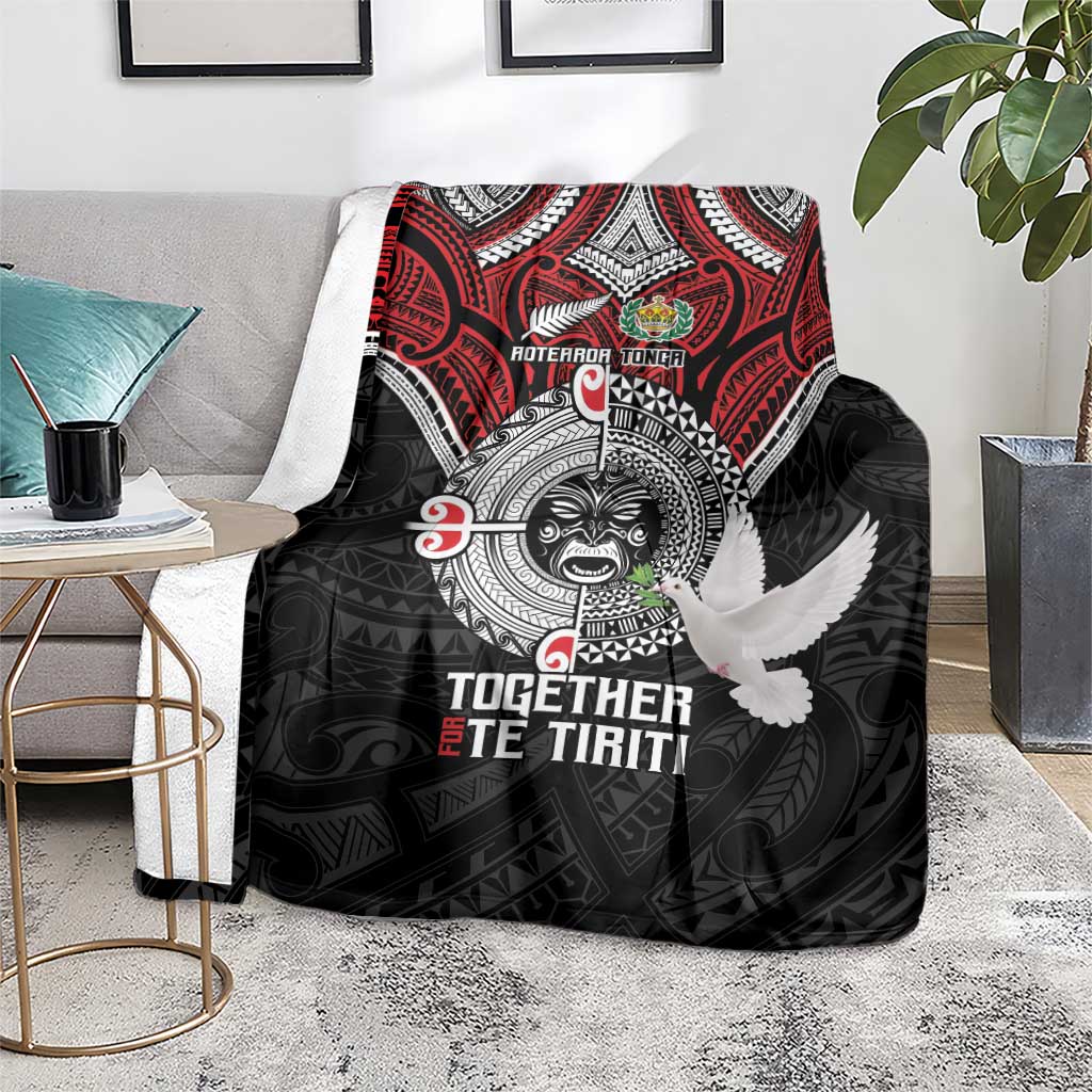 Aotearoa and Tonga Mo Te Tiriti Blanket New Zealand Honour The Treaty Ake!Ake!Ake!