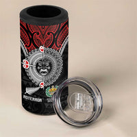 Aotearoa and Tonga Mo Te Tiriti 4 in 1 Can Cooler Tumbler New Zealand Honour The Treaty Ake!Ake!Ake!