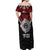 Aotearoa and Tonga Mo Te Tiriti Off Shoulder Maxi Dress New Zealand Honour The Treaty Ake!Ake!Ake!