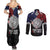 Aotearoa and Samoa Mo Te Tiriti Couples Matching Summer Maxi Dress and Long Sleeve Button Shirt Tangata Moana Stand with Tangata Whenua