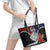 Aotearoa and Samoa Mo Te Tiriti Leather Tote Bag Tangata Moana Stand with Tangata Whenua