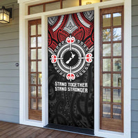 Aotearoa Proud To Be Maori Door Cover New Zealand Fight Together - Polynesian Pride