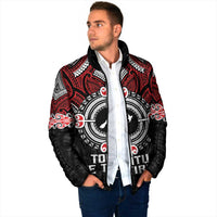 Aotearoa Proud To Be Maori Padded Jacket New Zealand Fight Together - Polynesian Pride