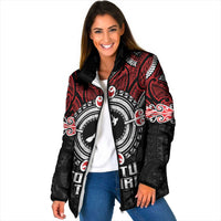 Aotearoa Proud To Be Maori Padded Jacket New Zealand Fight Together - Polynesian Pride