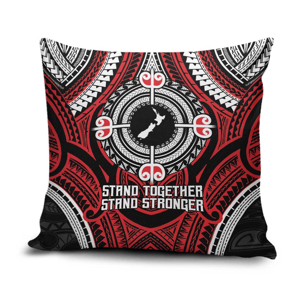 Aotearoa Proud To Be Maori Pillow Cover New Zealand Fight Together - Polynesian Pride