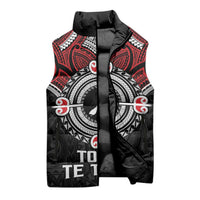 Aotearoa Proud To Be Maori Sleeveless Puffer Jacket New Zealand Fight Together - Polynesian Pride