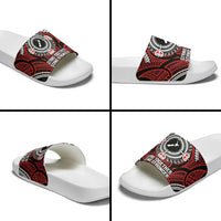 Aotearoa Proud To Be Maori Slide Sandals New Zealand Fight Together - Polynesian Pride