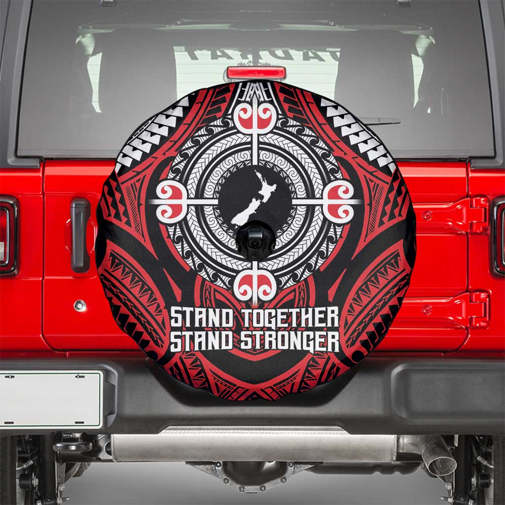 Aotearoa Proud To Be Maori Spare Tire Cover New Zealand Fight Together