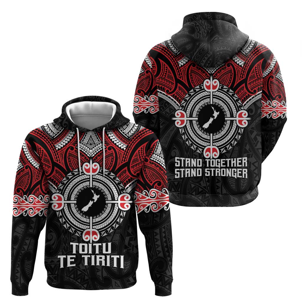 Aotearoa Proud To Be Maori Zip Hoodie New Zealand Fight Together
