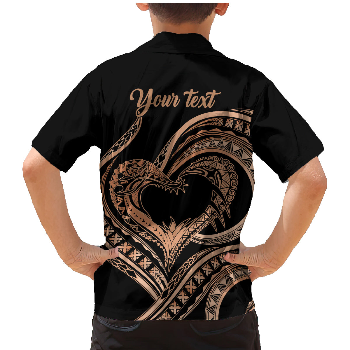 Personalised Valentines Day Romantic Lovers Family Matching Mermaid Dress and Hawaiian Shirt LT9 - Polynesian Pride