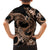 Polynesia Valentines Day Forever In My Heart Tattoo Family Matching Puletasi and Hawaiian Shirt Gold Style LT9 - Polynesian Pride