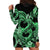 Polynesia Valentines Day Forever In My Heart Tattoo Hoodie Dress Green Style LT9 - Polynesian Pride