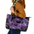 Polynesia Valentines Day Forever In My Heart Tattoo Leather Tote Bag Purple Style LT9 Purple - Polynesian Pride