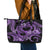 Polynesia Valentines Day Forever In My Heart Tattoo Leather Tote Bag Purple Style LT9 - Polynesian Pride