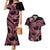 Polynesia Valentines Day Forever In My Heart Tattoo Couples Matching Mermaid Dress and Hawaiian Shirt Pink Style LT9 Pink - Polynesian Pride
