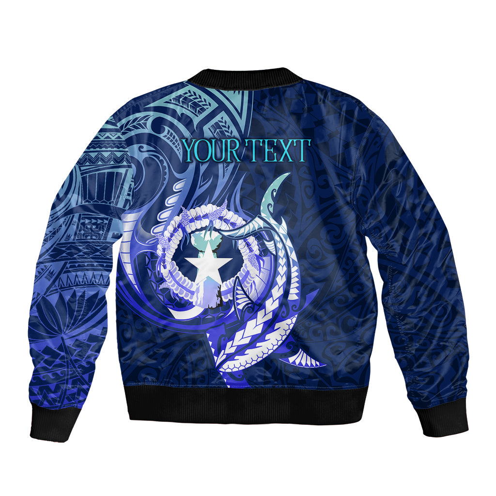 Personalised Northern Mariana Islands Bomber Jacket Commonwealth Day 2024 LT9 - Polynesian Pride