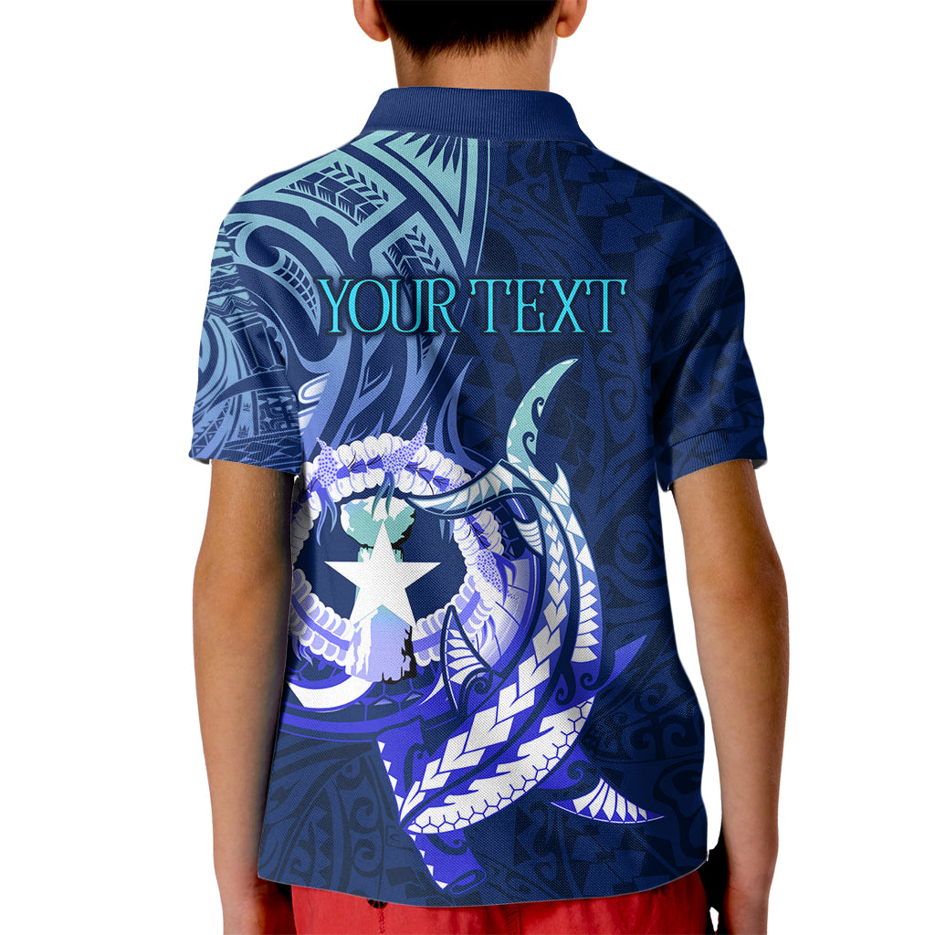 Personalised Northern Mariana Islands Kid Polo Shirt Commonwealth Day 2024 LT9 - Polynesian Pride