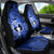 Northern Mariana Islands Ylang-ylang Mwarmwar Car Seat Cover Polynesian Blue Style