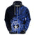 Northern Mariana Islands Ylang-ylang Mwarmwar Hoodie Polynesian Blue Style LT9 - Polynesian Pride