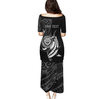 Personalised FSM Culture Day Family Matching Puletasi and Hawaiian Shirt Hammerhead Shark Tribal 2024 LT9 - Polynesian Pride