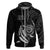 Personalised FSM Culture Day Hoodie Hammerhead Shark Tribal 2024 LT9 Zip Hoodie Black - Polynesian Pride